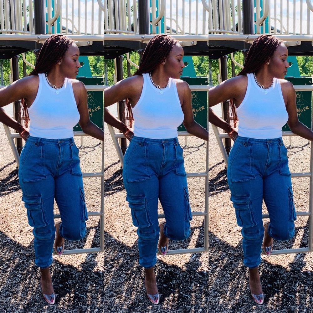 🎉🎉HOST PICK! 🎉🎉🎉🎉 Cargo denim joggers